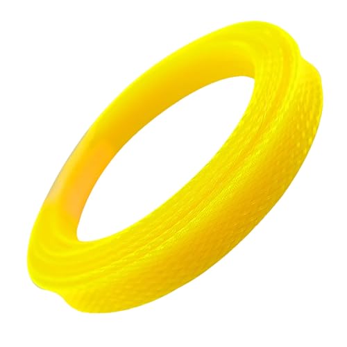 5 Meter PET erweiterbare Kabelhülse eng hohe Dichte Härte isolierte Leitung Schutz Draht Wrap Mantel(Yellow,14mm) von JCUIyon
