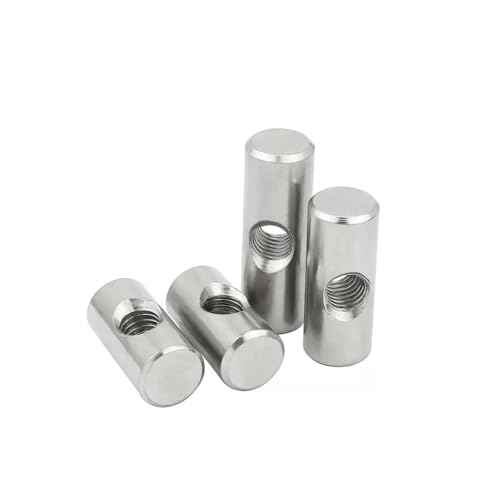 5 stücke 304 Edelstahl Zylindrischen Pin Loch Bohren Und Eingebettet Anschluss Wort Hammer Mutter(M4x14x6) von JCUIyon