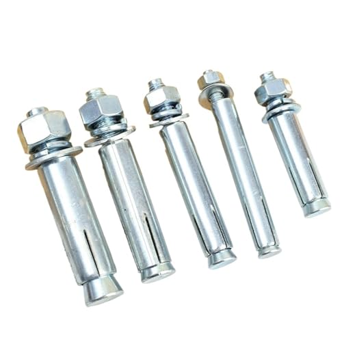 5 stücke Expansion Bolzen Edelstahl Externe Hex Muttern Expansion Schraube Bolzen Hülse Anker Einfache Anwendung(12x80mm) von JCUIyon