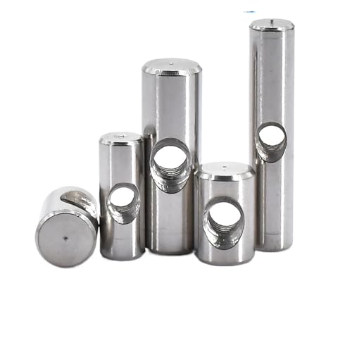 8 stücke 304 Edelstahl Barrel Schrauben Zylindrischen Pin Dübel Kreuz Loch Hammer Eingebettet Mutter(M4x20) von JCUIyon