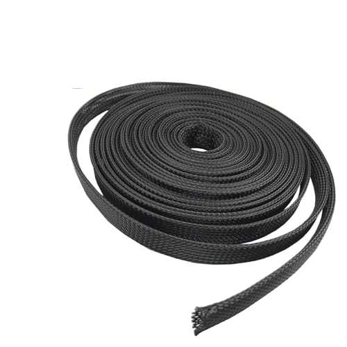 Elastischer Kabelschlauch aus PET, 3 Meter, isolierter Schlauch, Schutz der Datenleitung, flammhemmender Kabel-Organizer(25 mm) von JCUIyon