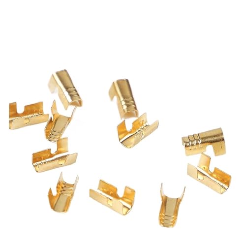 JCUIyon 100 Teile/los U Form Kupfer Terminals Nicht-Isolierte Kabel Draht Spaten Elektrische Butt Docking Stecker von JCUIyon
