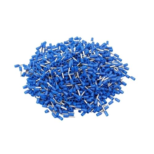 JCUIyon 100 stücke E1008 Isolierte Aderendhülsen Terminal Block Kabel Ende Draht Stecker Crimp Terminator Draht(Blue) von JCUIyon