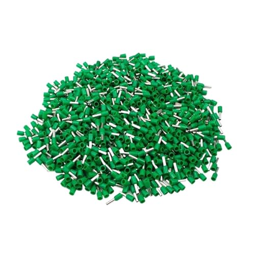 JCUIyon 100 stücke E1008 Isolierte Aderendhülsen Terminal Block Kabel Ende Draht Stecker Crimp Terminator Draht(Green) von JCUIyon