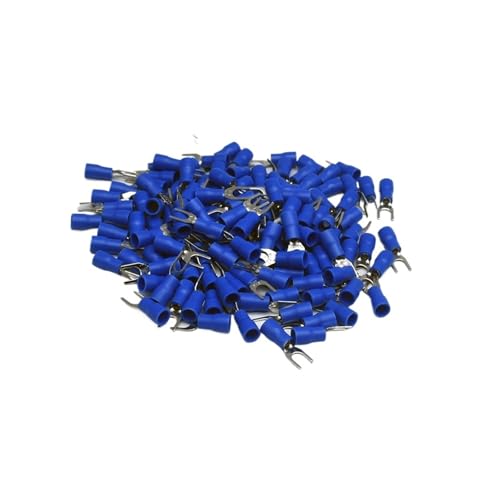JCUIyon 1000Pcs SV2-4 Y Typ Gabel Weibliche Splice Terminal Crimp Draht Kabel Stecker Elektrische Sertir Draht Adapter(Blue) von JCUIyon