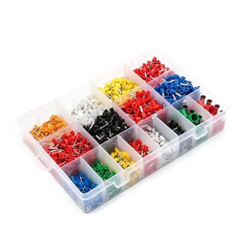 JCUIyon 2120PCS Box VE Rohr Crimp Terminals Draht Isolierte Terminator Block Kabel Ende Stecker Rohr Terminal JCUIyon 2120PCS Box VE Rohr Crimp Terminals Draht Isolierte Terminator Block Kabel Ende Stecker Rohr Terminal von JCUIyon