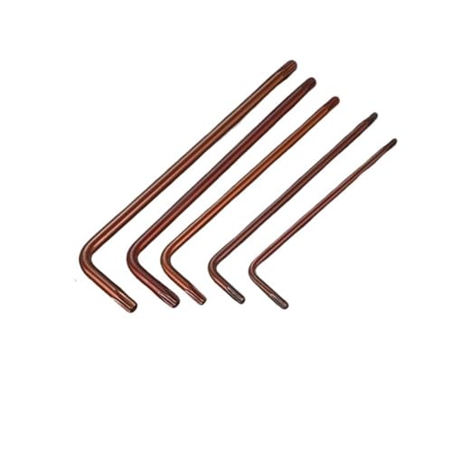 JCUIyon 5 teile/satz T15/20/25/27/30 L Typ Doppel-Ende Schraubendreher Hex Torx Wrench Set hand Werkzeuge for Reparatur(T15 T20 T25 T27 T30) von JCUIyon