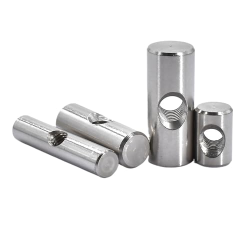 Querloch-Zylindermutter 304 Edelstahlschrauben Zylindrischer Stiftdübel Hammer Eingebettete Mutter(M6x25) von JCUIyon