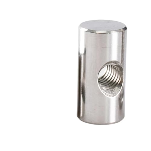 Querloch-Zylindermutter 304 Edelstahlschrauben Zylindrischer Stiftdübel Möbel Eingebettete Verriegelungs-Langmutter(M5x30) von JCUIyon