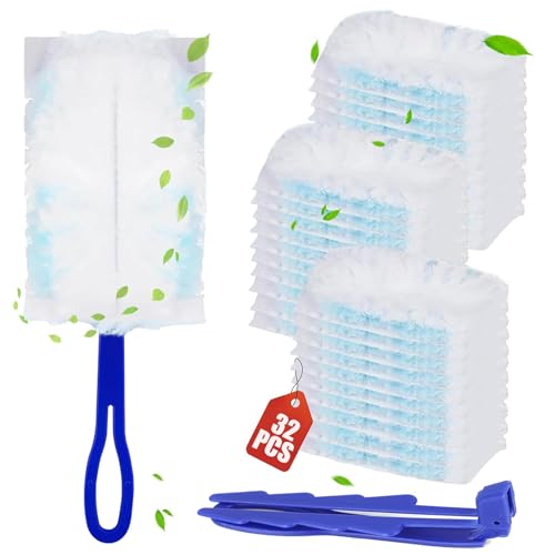 30 Stück Staubmagnet Nachfüllpack Tücher für Swiffer, Staubmagnet Duster Nachfüllpack mit 2 Handgriff Staubfänger Staubwedel für Tierhaare Gegen Staub Schmutz 30 Stück Staubmagnet Nachfüllpack Tücher für Swiffer, Staubmagnet Duster Nachfüllpack mit 2 Handgriff Staubfänger Staubwedel für Tierhaare Gegen Staub Schmutz von JCUQGDOO