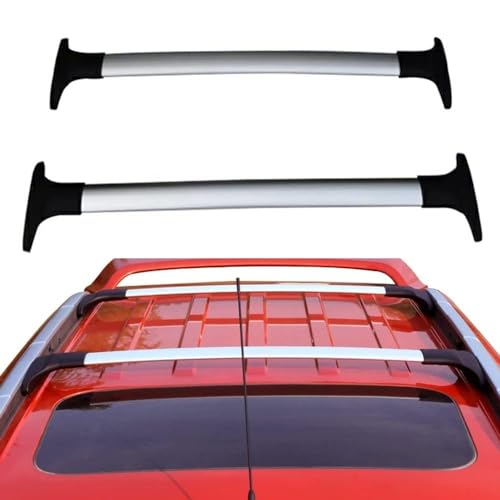 JCVT 2 Stück Auto Dachgepäckträger für Ford Ecosport 2013 2014 2015 2016 2018 2019 2017 2020, Aluminium Querträger Lastenträger GepäCktransport Zubehör von JCVT