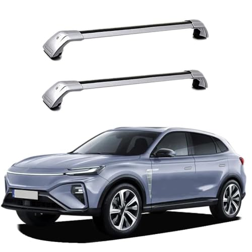 JCVT 2 Stück Auto Dachgepäckträger für MG Marvel R/MG Marvel Performance 2021+, Aluminium Querträger Lastenträger GepäCktransport Zubehör,B von JCVT