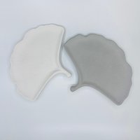 Schmuckablage Gingko Biloba Blatt Aus Raysin Gegossen Weiß, Rosa, Grau, Hellblau, Ringablage, Schmuckschale, Geschenk Hochzeit, Skandic von JCWDesignHH
