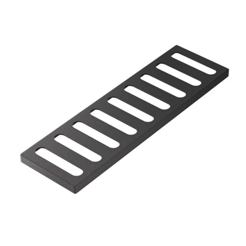 JCWGLY Entwässerungsrinne Abflussgitter Aus Gusseisen, Regenwasser-Abflussabdeckung Für Betonböden Im Außenbereich Und Kanalgitter Für Hof Und Einfahrt(50x10x2cm/19.7x3.9x0.8in) von JCWGLY