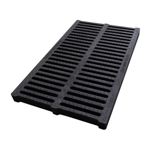 JCWGLY Entwässerungsrinne Grabenabflussgitter Aus Polymerkunststoff, Regenwasserabflussabdeckungen Für Den Innen- Und Außenbereich Und Kanalsiebe Für Haushalt Und Gewerbe(1pcs,50x25x2cm) von JCWGLY