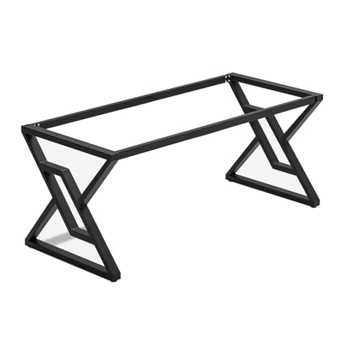 JCWGLY Möbelfüße Moderne Metallmöbel-Tischbeine, DIY-Schreibtischbeine, Computertischbeine, Esstischbeine, Mit Verstellbaren Fußpolstern, (Size : 115x75x72.5cm) von JCWGLY