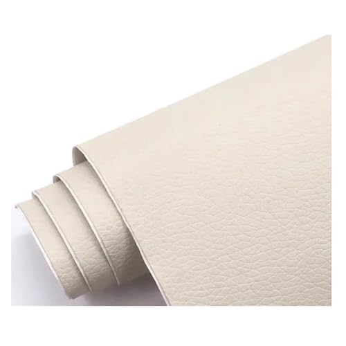 Kunstleder Selbstklebend Kunstleder-Flicken Für Die Möbelreparatur, Selbstklebendes Leder-Reparaturset, Sofa- Und Autositz-Reparaturflicken, Einfach Zu Verwenden(Beige white,50x50cm) von JCWGLY