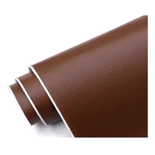 Kunstleder Selbstklebend Kunstleder-Flicken Für Die Möbelreparatur, Selbstklebendes Leder-Reparaturset, Sofa- Und Autositz-Reparaturflicken, Einfach Zu Verwenden(Brown,50x50cm) von JCWGLY