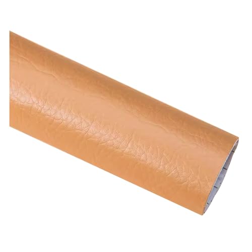 Kunstleder Selbstklebend Lederflicken Für Möbel, Selbstklebendes Kunstleder-reparaturset, Polsterleder-Vinyl-leder Patch Für Sofas Autositze Stühle(Camel) von JCWGLY