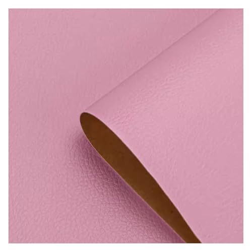Kunstleder Selbstklebend Selbstklebendes Ledergewebe Zur Reparatur, Reparaturgewebe Aus Kunstleder Flicken, Vinyl-Reparaturset Für Sofas Möbel Autositze Stühle(Pink) von JCWGLY