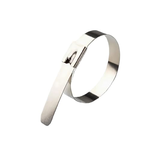 Edelstahl-Kabelbinder Kabelbinder Mehrzweck-Verriegelungskabel Metallbinder Edelstahl Kabel Twist Tie Lock Metall(4.6mmx200mm) von JCXIOC