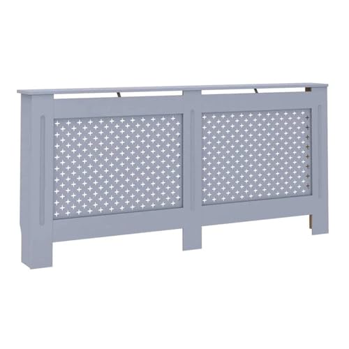 Heizkörperverkleidung Anthrazitfarbene MDF-Heizkörperabdeckung, 172 x 19 81,5 cm, Home Décor Solution, Heizkörper-Staubschutz, Heizungsabdeckungen, Kaminabdeckung Heizkörperverkleidung Anthrazitfarbene MDF-Heizkörperabdeckung, 172 x 19 81,5 cm, Home Décor Solution, Heizkörper-Staubschutz, Heizungsabdeckungen, Kaminabdeckung von JCXIOC