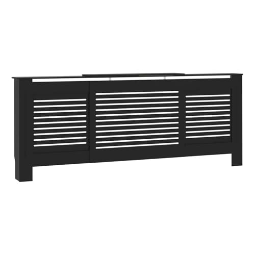 Heizkörperverkleidung MDF Heizkörperverkleidung Schwarz Heizkörperabdeckung Kaminverkleidung Verstellbare Heizkörperregal Mit Beinen 205 Cm Heizkörperverkleidung MDF Heizkörperverkleidung Schwarz Heizkörperabdeckung Kaminverkleidung Verstellbare Heizkörperregal Mit Beinen 205 Cm von JCXIOC