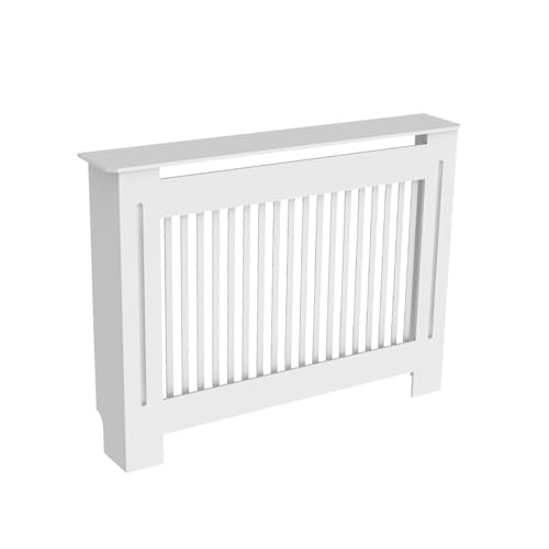 Heizkörperverkleidung Modernes MDF-Wandschrank-Lamellengitter-Design, passend for Heizgeräte und Heizkörper, stilvolle Sicherheitslösung for Zuhause(M) von JCXIOC