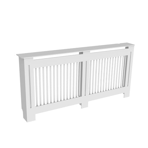 Heizkörperverkleidung Modernes MDF-Wandschrank-Lamellengitter-Design, passend for Heizgeräte und Heizkörper, stilvolle Sicherheitslösung for Zuhause(XL) von JCXIOC