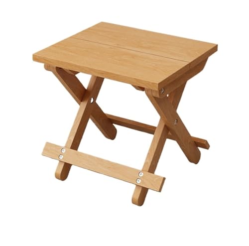 JCXIOC Klapphocker aus Holz Tragbarer klappbarer Holzhocker Outdoor-Skizzierstuhl Heimgebrauch Oe Wickelhocker Freizeitmöbel(Color 9) von JCXIOC