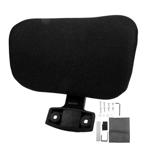 JCXIOC Kopfstütze für Bürostuhl Ergonomischer, Verstellbarer Bürostuhl, Kopfstütze, bequemer Computerstuhl, Kopfkissen, atmungsaktives Netzgewebe, Nackenstütze, Arbeitsstuhl von JCXIOC