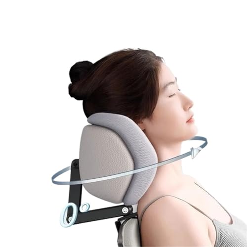 JCXIOC Kopfstütze für Bürostuhl Stuhl-Kopfstütze, universelles ergonomisches Bürostuhl-Kopfkissen, verstellbares Stützkissen, for die Arbeit, Zuhause, Schule(Normal Style) von JCXIOC