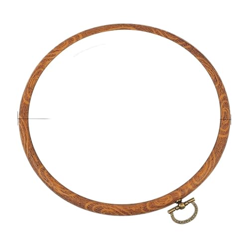 JCXIOC Stickrahmen-Ständer für Kreuzstich 360-Grad-Drehung, Verstellbarer Tischständer, Kreuzstich-Rack-Rahmen, eingebetteter Stickrahmen aus Holz(Color 2) von JCXIOC