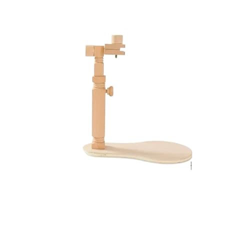 JCXIOC Stickrahmen-Ständer für Kreuzstich 360 Grad Rotation Einstellbare Holz Stickerei Hoop Desktop Stehen Kreuz Stich Rack Rahmen Ringe(03-Without Hoop) von JCXIOC