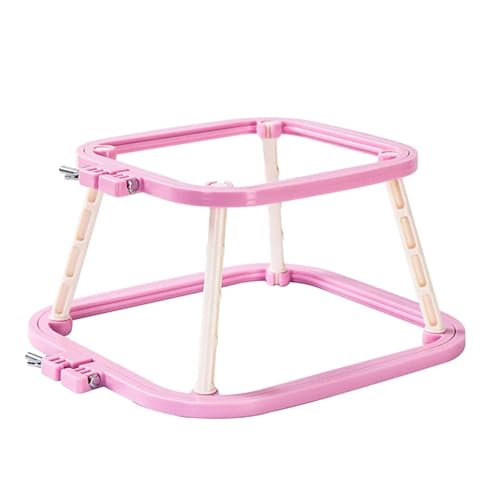 JCXIOC Stickrahmen-Ständer für Kreuzstich Doppelschichtiger Rahmen DIY Stickrahmen Kreuzstich Rack Halter Kit Handgefertigte Handwerksrahmen for Stochern Nähwerkzeuge(Color 2) von JCXIOC