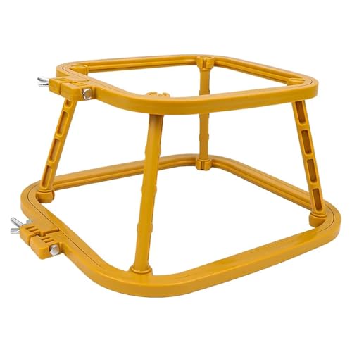 JCXIOC Stickrahmen-Ständer für Kreuzstich Doppelschichtiger Rahmen DIY Stickrahmen Kreuzstich Rack Halter Kit Handgefertigte Handwerksrahmen for Stochern Nähwerkzeuge(Color 3) von JCXIOC