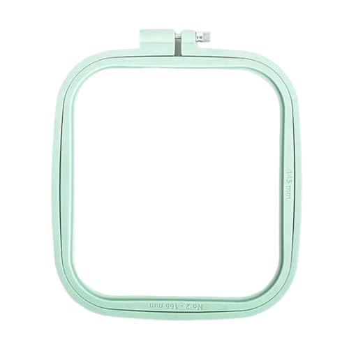 JCXIOC Stickrahmen-Ständer für Kreuzstich Quadratischer Stickrahmen, Kunststoff, Kreuzstichrahmen, bunter Punch Needle Hoop for Stickerei, Kreuzstich und Nähen(Color 1) von JCXIOC