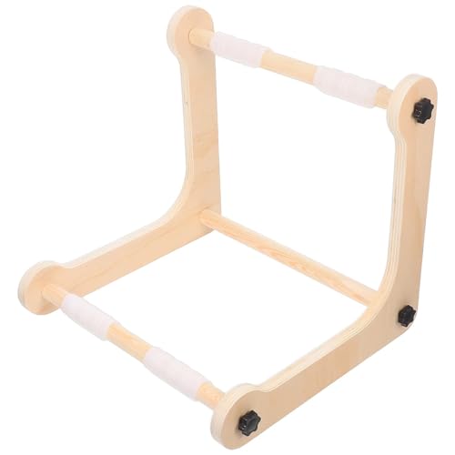 JCXIOC Stickrahmen-Ständer für Kreuzstich Verstellbarer Stickrahmenhalter aus Holz, Ständer for Kreuzstichrahmen, Tisch, Schoß, tragbar, solides Handarbeitsgestell for DIY-Kunst von JCXIOC
