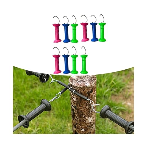 JCXIOC Weidezaun-Türgriff 10pcs Electric Fence Gate Handles Insulators Bulk Door Handles for Garden Farm JCXIOC Weidezaun-Türgriff 10pcs Electric Fence Gate Handles Insulators Bulk Door Handles for Garden Farm von JCXIOC