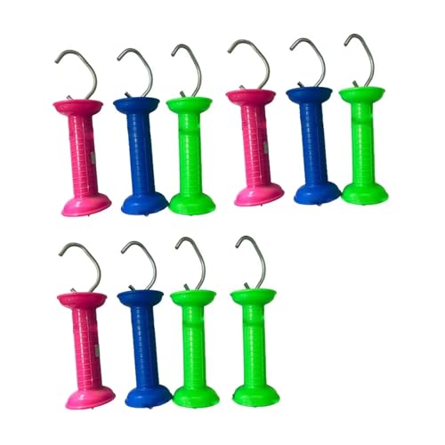 JCXIOC Weidezaun-Türgriff 10x Elektrische Zaun Tor Griffe Isolatoren Zufällige Farbe Outdoor Ersatz Teil Zaun Tür Griff for Farmer Bauernhof Vieh von JCXIOC
