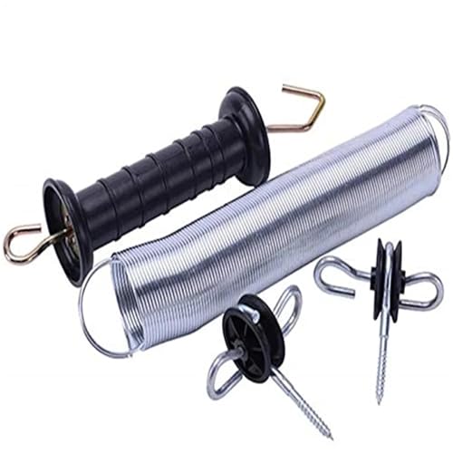 JCXIOC Weidezaun-Türgriff Elektrozaun-Tor-Set + Griff-Set, Federtor + Zugfeder, 2 Eckenden, 1 schwarzer Griff for Zaunzubehör for Bauerngärten JCXIOC Weidezaun-Türgriff Elektrozaun-Tor-Set + Griff-Set, Federtor + Zugfeder, 2 Eckenden, 1 schwarzer Griff for Zaunzubehör for Bauerngärten von JCXIOC