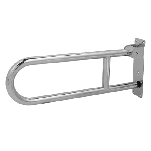 Klappbarer Toiletten-Handgriff Hochklappbarer Badezimmer-Haltegriff, Edelstahl-Ergonomie, 90° vertikale Drehung, Wandmontage, WC-Handläufe for alte Menschen Klappbarer Toiletten-Handgriff Hochklappbarer Badezimmer-Haltegriff, Edelstahl-Ergonomie, 90° vertikale Drehung, Wandmontage, WC-Handläufe for alte Menschen von JCXIOC