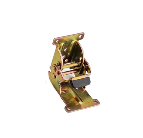 Klappscharnier mit Verriegelung 0-180 Grad selbstsicherndes Klappscharnier mit Befestigungsschrauben Bett-/Tischklappverlängerungshalterungen Möbelbeinscharnier-Hardware(1pc golden) von JCXIOC