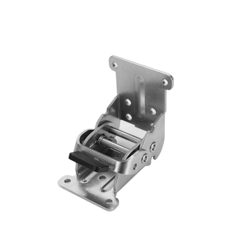 Klappscharnier mit Verriegelung 1 Stück Klapphalterung, Klappschlossverlängerung, Klappbare Stützhalterungsscharnier for Tischstuhl- und Bettbeine, selbstverriegelnde Scharniere(Silvery) von JCXIOC