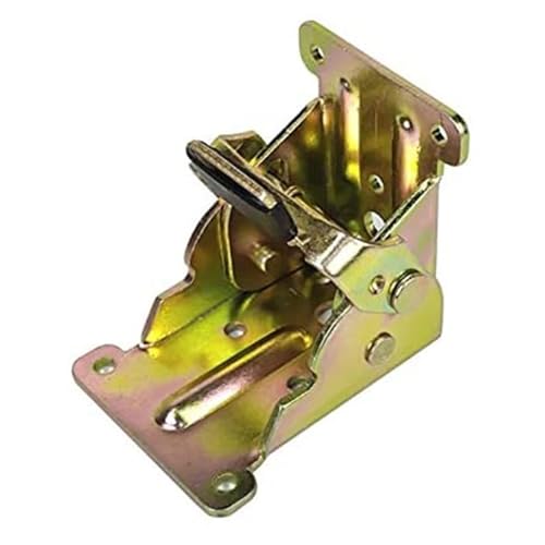 Klappscharnier mit Verriegelung 1 Stück Klappstützrahmen aus Eisen, selbstsichernde Scharniere, Tischbeinbeschläge und Zwickel – for Klappbeine, Hardware-Werkzeug(Gold) von JCXIOC