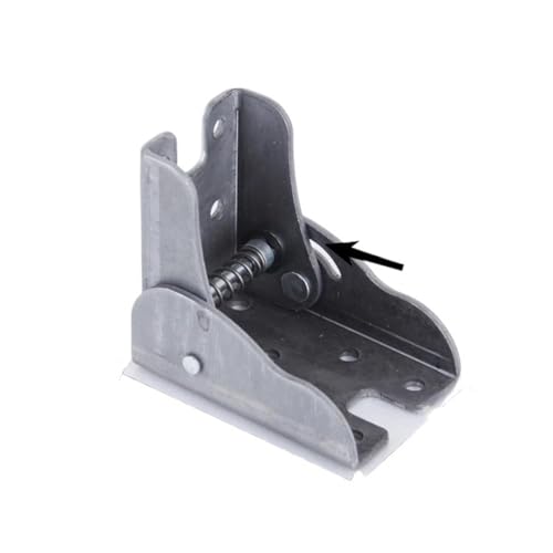 Klappscharnier mit Verriegelung 10 Teile/satz 90 Grad Selbstsichernde Klappscharnier Tischbeine Stuhlverlängerung Faltbare Klappfüße Scharniere Hardware(Silver left) von JCXIOC