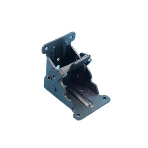 Klappscharnier mit Verriegelung 1pc 90 Grad selbstsichernde Klappscharnier Tischbeine Stuhlverlängerung faltbare Klappfüße Scharniere Hardware(Black) von JCXIOC