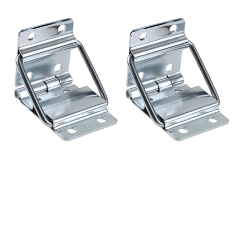 Klappscharnier mit Verriegelung 2 Stück/Set Stützscharniere 8-Loch 93 * 40mm Eisen Silber 2-lagig Strebenscharnier Rückenschnalle Air Flight Case Toolbox Schmuckschatulle Gepäck Klappscharnier mit Verriegelung 2 Stück/Set Stützscharniere 8-Loch 93 * 40mm Eisen Silber 2-lagig Strebenscharnier Rückenschnalle Air Flight Case Toolbox Schmuckschatulle Gepäck von JCXIOC