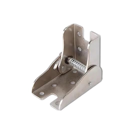 Klappscharnier mit Verriegelung 2 stücke Tischbein Klapphalterung Möbelverbinder Unsichtbarer Tischständer 90 Grad selbstsicherndes Scharnier Hardware-Zubehör(Silver) von JCXIOC