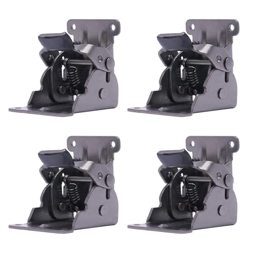 Klappscharnier mit Verriegelung 4 Pcs 90 Grad Rechtwinklig Verdickt Selbst-Verriegelung Foldableing Scharnier Tisch Hocker Kaffee Möbel Harte von JCXIOC